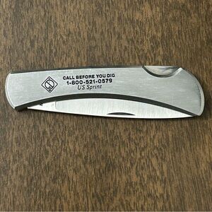 BARLOW STAINLESS BRITISH HONG KONG LOCKBACK SPRINT ADVERTISEMENT POCKET KNIFE